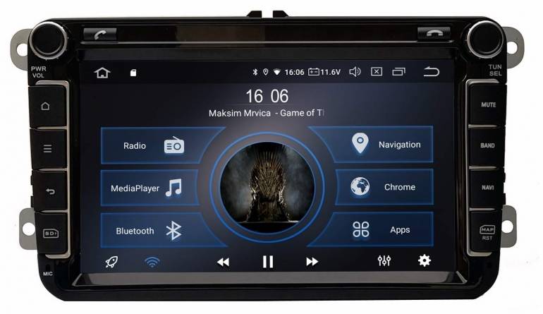 Android-Navi für VW: Mic AV8V5, Bild 1 Naviceiver Mic AV8V5 im Test, Bild 1