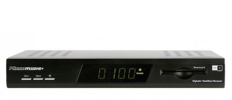 Microelectronic M120HD+, Bild 1 Sat Receiver ohne Festplatte Microelectronic M120HD+ im Test, Bild 1