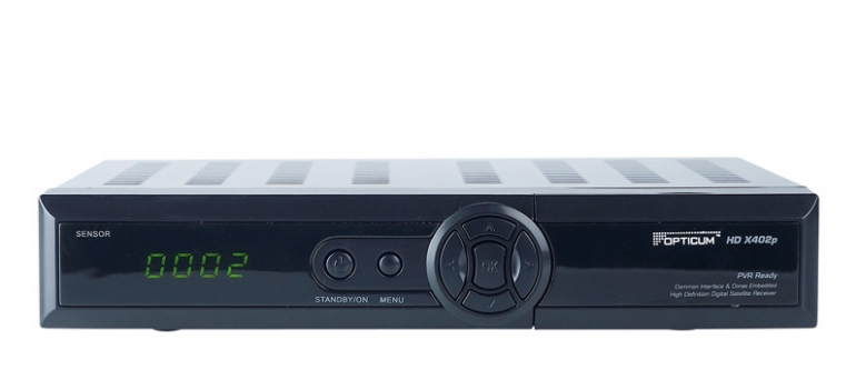Opticum HD X402p, Bild 1 Sat Receiver ohne Festplatte Opticum HD X402p im Test, Bild 1