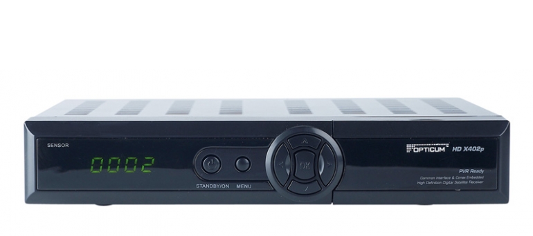 Sat Receiver ohne Festplatte Opticum HD X402p im Test, Bild 1