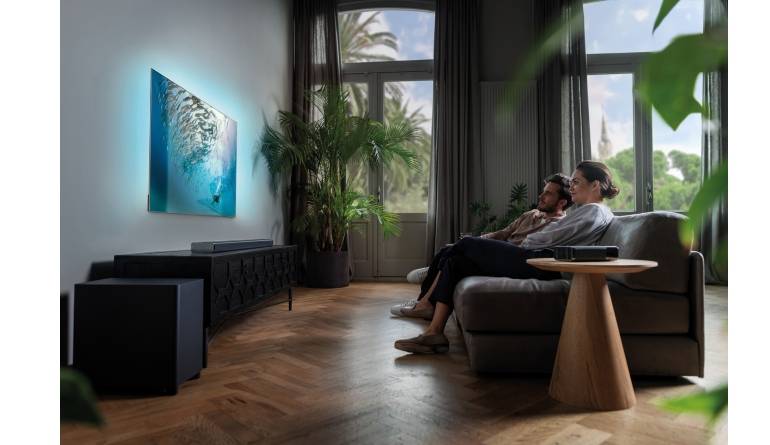 Dolby-Atmos-Soundbar mit Satellitenboxen: Philips Fidelio B97, Bild 1 Soundbar Philips Fidelio B97 im Test, Bild 1