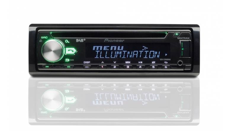 CD-Autoradio: Pioneer DEH-X7800DAB, Bild 1 1-DIN-Autoradios Pioneer DEH-X7800DAB im Test, Bild 1
