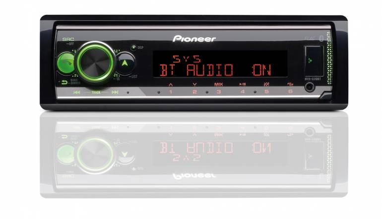 Mechaless: Pioneer MVH-S510BT, Bild 1 1-DIN-Autoradios Pioneer MVH-S510BT im Test, Bild 1