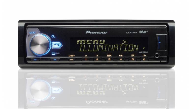 1-DIN-Autoradios Pioneer MVH-X580DAB im Test, Bild 1