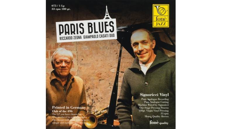 Schallplatte Riccardo Zegna / Giampaolo Casati Duo - Paris Blues (Fone) im Test, Bild 1