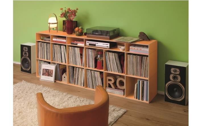 Stauraum fürs Hobby: rio-Regalsystem Platten- und Geräteaufbewahrung, Bild 1 Hifi & TV Möbel rio-Regalsystem Platten- und Geräteaufbewahrung im Test, Bild 1