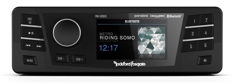 Autoradio 1-DIN Rockford PMX-HD9813 im Test, Bild 1