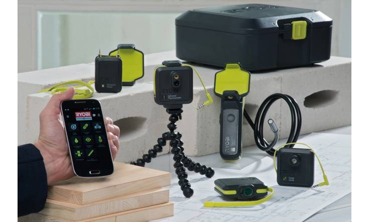 Smart Metering für Hand- und Heimwerker: Ryobi Phone Works, Bild 1 Zubehör Tablet und Smartphone Ryobi Phone Works im Test, Bild 1