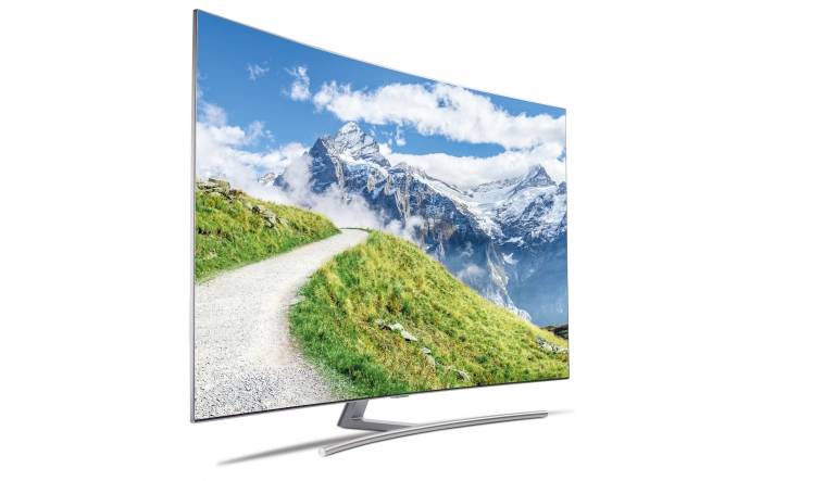 65-Zoll-QLED-Fernseher im Curved-Design: Samsung GQ65Q8CN, Bild 1 Fernseher Samsung GQ65Q8CN im Test, Bild 1