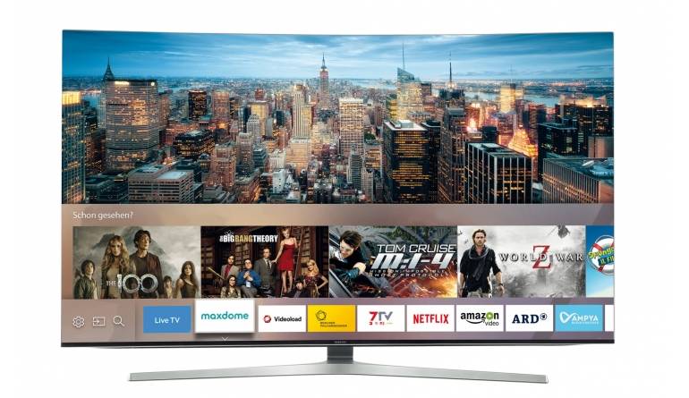 Starker Auftritt: Samsung UE65KS9590, Bild 1 Fernseher Samsung UE65KS9590 im Test, Bild 1