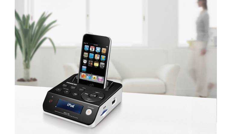 Media-Schnittstelle: Sangean MMC-96iRS, Bild 1 Docking Stations Sangean MMC-96iRS im Test, Bild 1