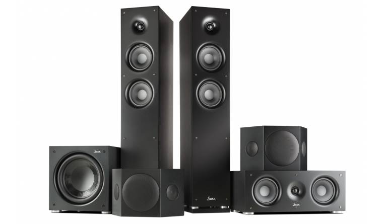 Rundherum glücklich: Saxxtec Clear Sound 5.1-Set, Bild 1 Lautsprecher Surround Saxxtec Clear Sound 5.1-Set im Test, Bild 1