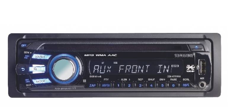 Sony CDX-GT530UI, Bild 1 1-DIN-Autoradios Sony CDX-GT530UI im Test, Bild 1