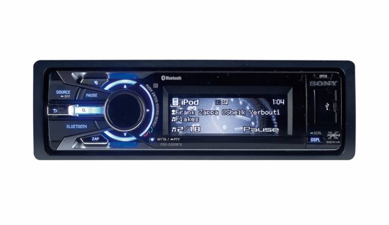 1-DIN-Autoradios Sony DSX-S300BTX im Test, Bild 1