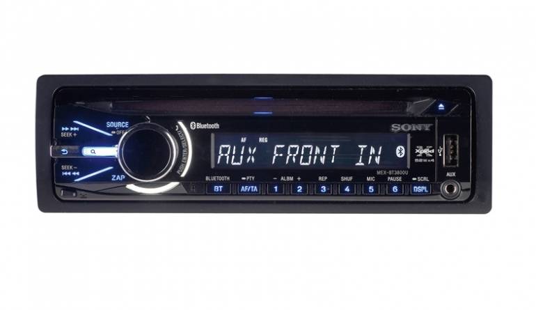 Sony MEX-BT3800U, Bild 1 1-DIN-Autoradios Sony MEX-BT3800U im Test, Bild 1