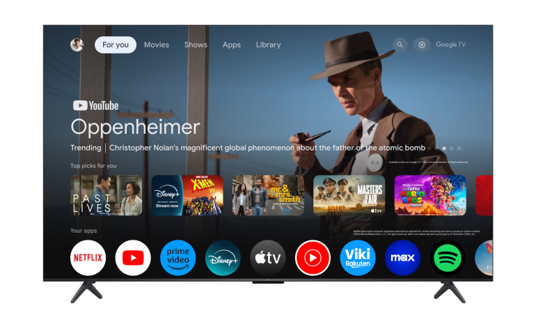 Fernseher Google TV Ultra HD und 8K TCL 55C6K im Test, Bild 1