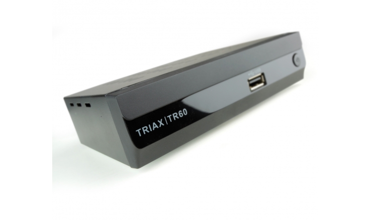 Grundversorger: Triax TR60, Bild 1 DVB-T Receiver ohne Festplatte Triax TR60 im Test, Bild 1