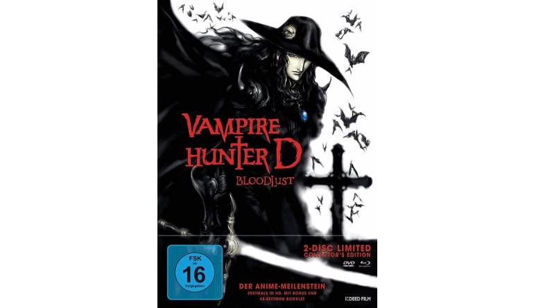 Vampir Hunter D: Bloodlust – 2-Disc Limited Collector’s Edition: Vampir Hunter D: Bloodlust – 2-Disc Limited Collector’s Edition (WVG Medien GmbH), Bild 1 Blu-ray Film Vampir Hunter D: Bloodlust – 2-Disc Limited Collector’s Edition (WVG Medien GmbH) im Test, Bild 1