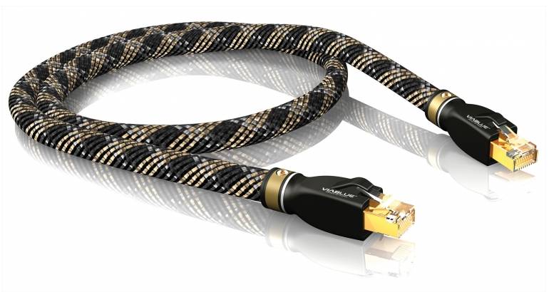 Viablue EP-7 SILVER RJ-45CAT6A, Bild 1 Netzkabel Viablue EP-7 SILVER RJ-45CAT6A im Test, Bild 1