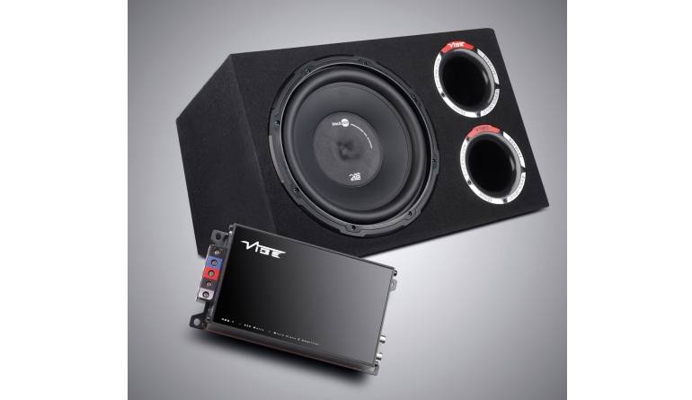 Systemtest: Vibe SlickCBR12-V7, Vibe Powerbox400.1M-V7, Bild 1 Car-Hifi Subwoofer Gehäuse Vibe SlickCBR12-V7, Vibe Powerbox400.1M-V7 im Test , Bild 1