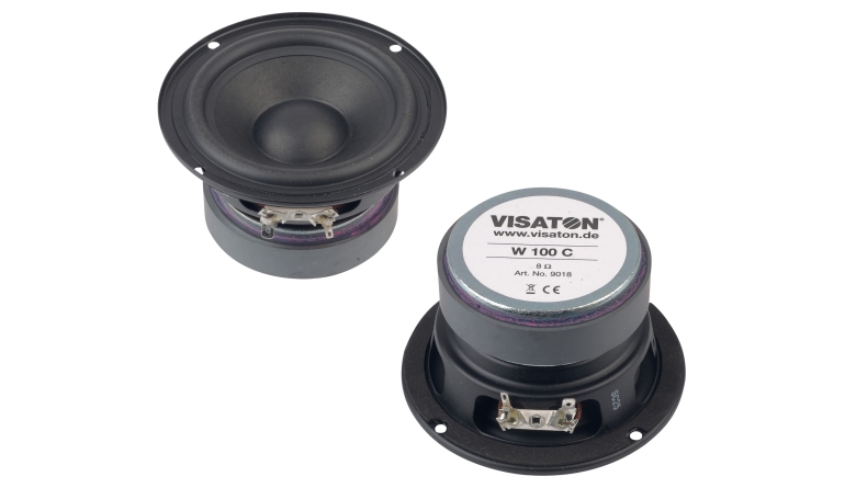 Lautsprecherchassis Tiefmitteltöner Visaton W 100 C im Test, Bild 1