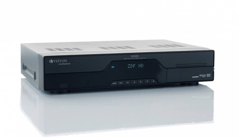 Netzwerk-Profi: Vizyon 810 HD, Bild 1 Sat Receiver ohne Festplatte Vizyon 810 HD im Test, Bild 1