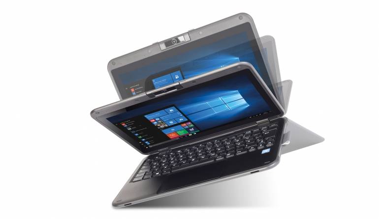 Sicherer Arbeitsplatz: Wortmann Terra Mobile 360-11Plus N4200 W10P, Bild 1 Notebooks und Ultrabooks Wortmann Terra Mobile 360-11Plus N4200 W10P im Test, Bild 1