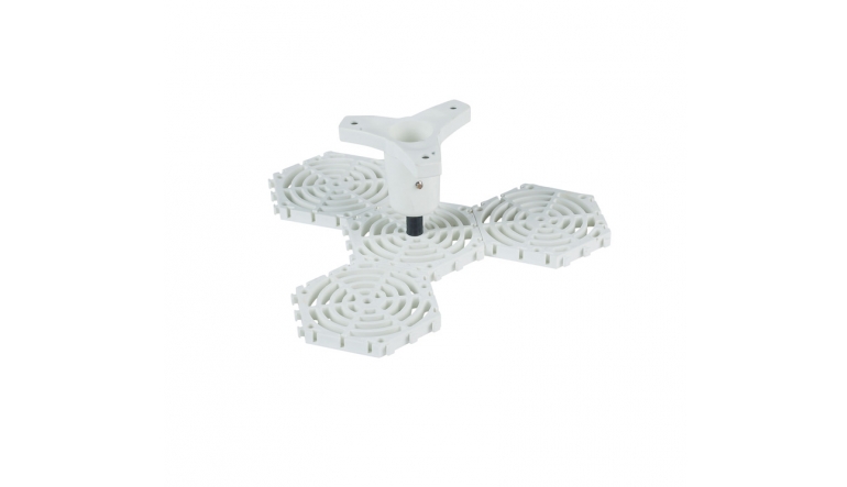 WS-PE-Poly-Deckenhalter: WS Spalluto WS-PE-Poly-Deckenhalterung, Bild 1 Beamerhalterungen WS Spalluto WS-PE-Poly-Deckenhalterung im Test, Bild 1