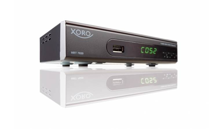 Fernsehen in Full-HD: Xoro HRT 7620, Bild 1 DVB-T Receiver ohne Festplatte Xoro HRT 7620 im Test, Bild 1