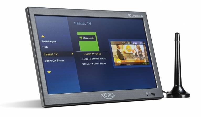 Kompakter Freenet-TV-Fernseher: Xoro PTL 1050, Bild 1 Fernseher Xoro PTL 1050 im Test, Bild 1