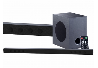 Einzeltest: Auvisio Bluetooth-Soundbar mit externem Subwoofer ZX1607