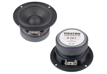 Lautsprecherchassis Tiefmitteltöner Visaton W 100 C im Test, Bild 1