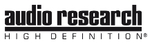 Firmenlogo audio research Firmenlogo audio research