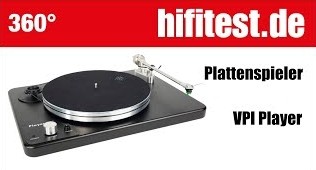 360 Grad Video: Plattenspieler VPI Player